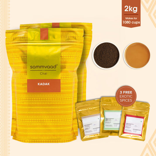 Sammvaad Kadak Chai (2Kg) + 3 Free Spices