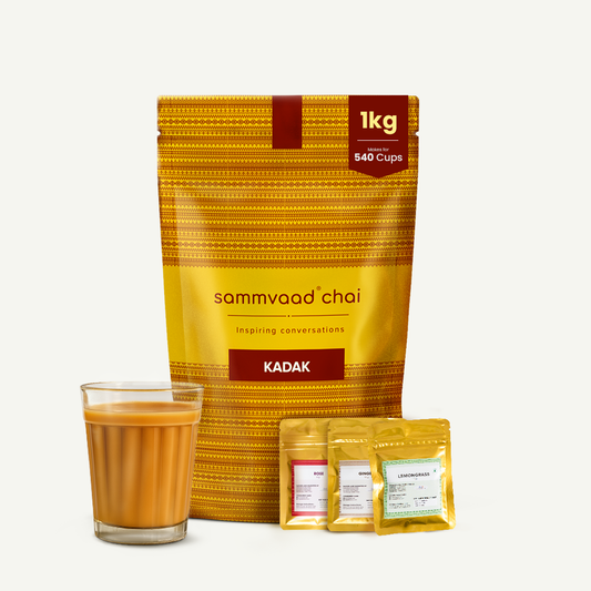 Sammvaad Kadak Chai (1Kg) + 3 Free Spices